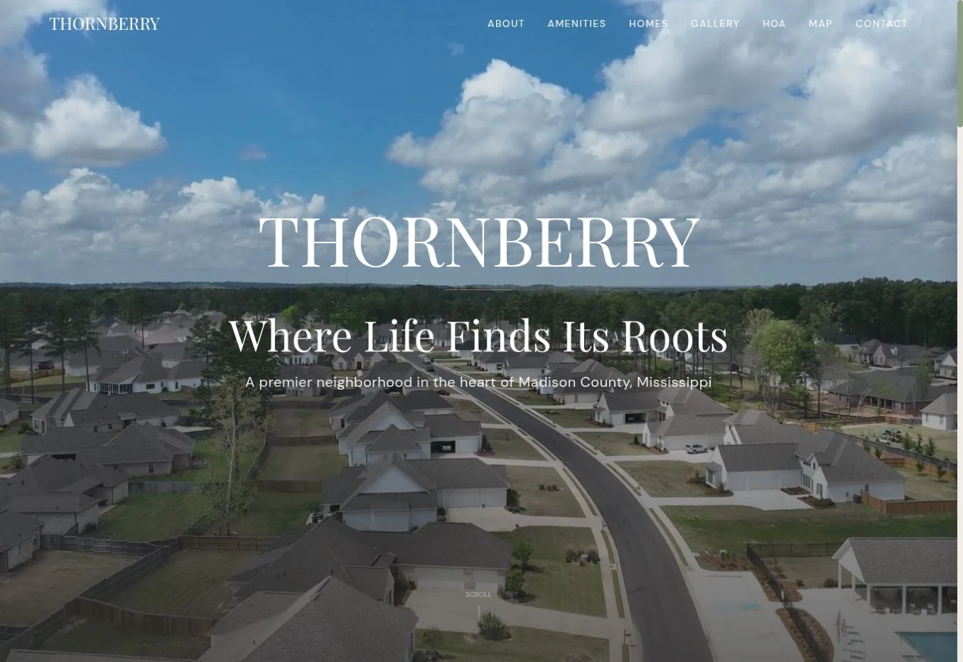 Thornberry website preview